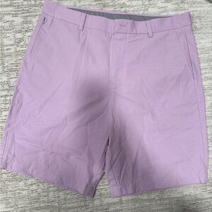 Vineyard Vines Purple Performance On-The-Go Flat Front Shorts Size 33 Like New